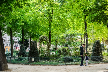 There are quite a few beautiful parks in Paris, still the city feels polluted.